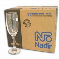 210ml Nadir Fluted Wine Glass