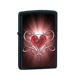 Zippo 218 heart imprint