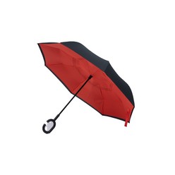 A 23inch Inverted Umbrella that is available in colours from black/white, red/black