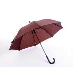 A 23inch Rubber Hooked Handle Umbrella that is available in colours from Purple, red, dark blue, black, pink, brown, blue, white