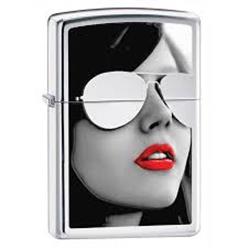 Zippo lighter with sunglassess picture