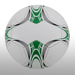 These are soccer balls that have patterns on them and have 3 ply synthetic PVC
