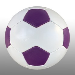 This is the bob standard soccer ball with four double panels, ready to kick-off any promotional campaign