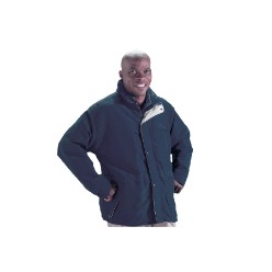 Twill outer jackets lined with polyester, Zip off sleeves and zip out full polar fleece jacket for extra warmth. Zip out polar fleece for one jacket, Zip off sleeves for a lined bush vest.