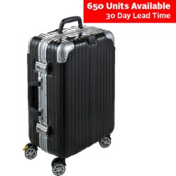 Material: ABS, 210D Polyester Lining and Aluminium frame, Clip closures, Two TSA-Approved locks, Carry handles at the top and side of the luggage trolley, Four 360 degree , Brakes on the trolley wheelsturning wheels, Cup holder at the back of the luggage trolley, Two USB ports at the top of the luggage trolley to allow for charging of your devices, Foot stands on the side of the luggage trolley, Strap in-front of the luggage trolley to allow you to hook any accessory to your bag