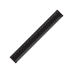 Plastic ruler in various colours