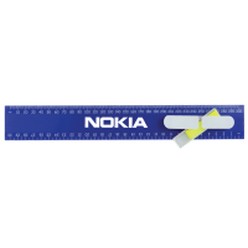 30cm jumbo Ruler with sticky notes, material: plastic, refillable 