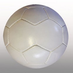 A 32 panel white training soccer ball that is perfect for any promotional campaign