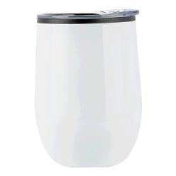 Plastic mug, AS plastic lid, Teardrop design