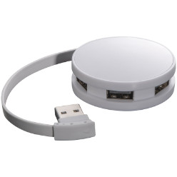 Plastic - 4-Port USB Hub