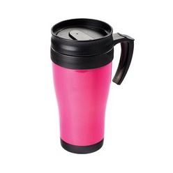 Double-walled plastic thermo mug, 380ml