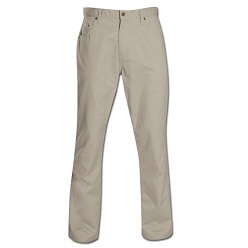 Chinos 100% polycotton, classic 5 pocket style, double back pockets, top quality durable zip