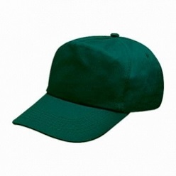 5 Panel cotton twill cap with flap