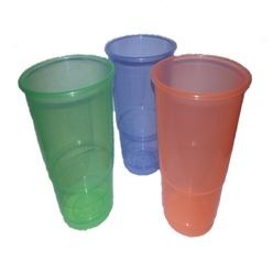 500ml Coloured Plastic drinking glasses, available in any colour