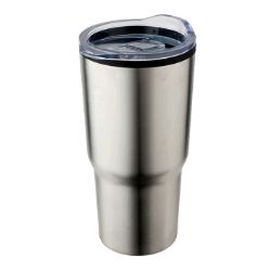 590ml Stainless Steel Mug With Clear Lid