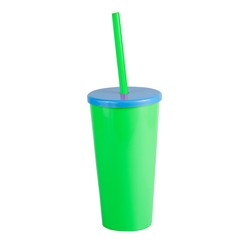 A 600ml Tucan tumbler that is available in various colours that can be customised with Pad printing with your logo and other methods.