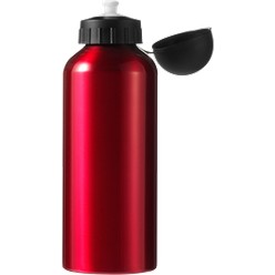 650 Aluminium water bottle with black cap