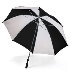 Golf umbrella with rubber grip