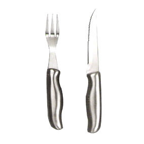 8 Piece stainless steel Steak Knife and Fork Set in presentation box
