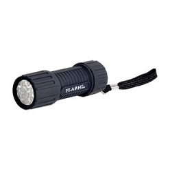9 LED Torch with carry strap - weather proof, made from rubber