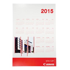 A3 Portrait Calendar, Material:300gsm Cardboard