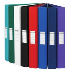A Bantex A4 2 O-ring file that includes a full outer and inner cover spine label holder with interchangeable labels for reusability and convenience. It is designed to craft an organization system with its inner and outer full and changeable back label, helping clean up unnecessary paperwork, to manage and supervise its accessibility. Perfect for home, school and office arrangements and project organization. 
