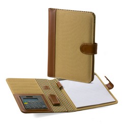 A4 Condor folder with calculator Material PU and polyester