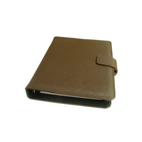 A4 Genuine Leather organiser with clip including refill
