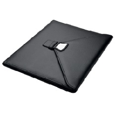 A4 folder with 40 pages lined paper pad, fill size interior pocket, interior file pockets and an elastic pen loop