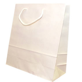 A4 Paper Bag White
