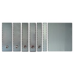 High quality ring-binders made from refined 1mm Aluminium to carry and secure your A4 documents. These items are a necessity for any work space, at home or at the office. Made to be accessorised to your preferences, these binders are available with the options of 2 or 4 round or D-shaped rings in various ring (16, 20, 30, 40, 50mm) and spine sizes (30, 40, 50, 65mm wide spines) and is offered with various branding options. These files are both reusable and cost effective. 