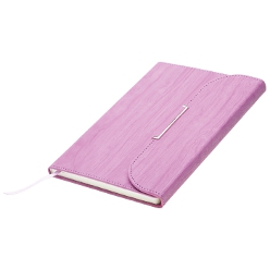 A5 Clutch handbag designed notebook: Colour change PU Cover, 80 lined pages, Cream paper, Metal buckle accent, Matching colour Stitching, flap closure, bookmark ribbon.