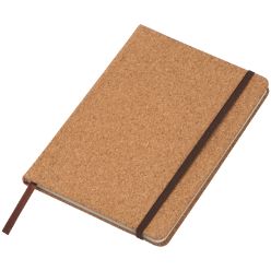 A5 notebook wrapped in a cork finish, 160 lined pages