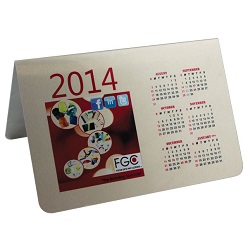 A5 Desk Calendar, material:Metal