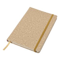 A5 PU cover notebook, Cork print, 96 Lined pages