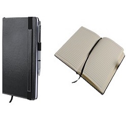 Material PU, Cream lined paper, Elastic closure, Elasticized pen loop, Ribbon page number, Number of pages: 192, Embossing / Foiling