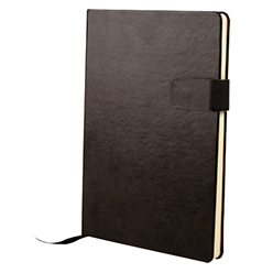 Thermo PU Material, Cream lined paper, Magnet tab closure, Number of pages:95, Embossing, Gift boxed