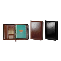 Italian Leather, Multi-year diary, complete penloop, zip around