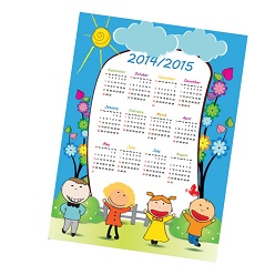 A5 portrait Magnetic Calendar,Size:148(W)210(H)