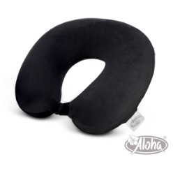 This luxuriously upmarket travel neck pillow has been designed for those who enjoy traveling and comfortable sleeping. It has been made from a high-density memory foam which enhances comfort and the curved design provides head and neck support. It features a plush zip-up removable cover that is machine washable and can be embroidered with your logo or design. The snap fastner ensures that the pillow is secure around your neck preventing it from falling off your shoulders and is also convenient f....