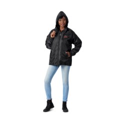 Its feature's include a water resistant outer, towelling inner, full zip with metal puller, inner pocket, ribbed cuffs, concealed hood, hem draw cord, welt side pockets. Ladies: Relaxed fit. Gents: Regular fit, 100% oxford nylon outer, lined with 55/45 polycotton towelling