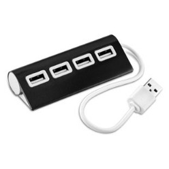 Aluminium 1-to-4 USB port extension