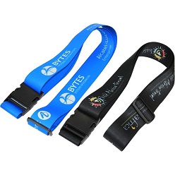 Adjustable polyester luggage strap