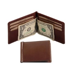 Genuine Leather, Bank Note Clip, Credit Card Pockets, Gift Boxed