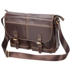 Dakota Leather, Adjustable Sling, Main Zip Compartment, Fully Lined, Fits 15.4 Laptop Computer 