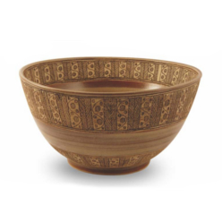 Africa pottery salad bowl