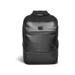Padded back and front panel, laptop compartment, adjustable strap