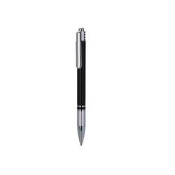 Alumax Push Button Aluminium Ballpen, Refill - Black Ink, Laser Engraving