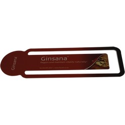 Aluminium bookmark, material: aluminium