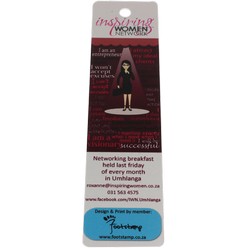 Aluminium bookmark, material: aluminium